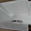 White Plastic Replacement Lid Cover with Metal Latch Bracket Assembly