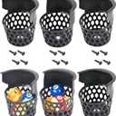 Pool Table Pockets Replacement Pockets for Billiard Table Set of 6 Plastic Web Pockets