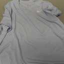 Nike Women's Dri-FIT T-Shirt, Hydrogen Blue/White, Large