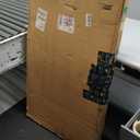 MidWest Homes for Pets 48-Inch iCrate for Extra-Large Breeds, 90-110 lbs, Double Door Folding Dog Crate with Divider Panel, Leak-Proof Tray & Secure Latches, Portable, Durable & Easy to Assemble (Black)