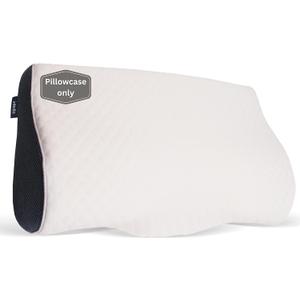 Derila King Size Pillowcase | Designed to Keep Your Derila Memory Foam Pillow for snoring Relief Covered and Protected with This Crisp, Clean, White Pillowcase Made from Premium Materials (King Size (23.6" x 13.4" x 4.3"))