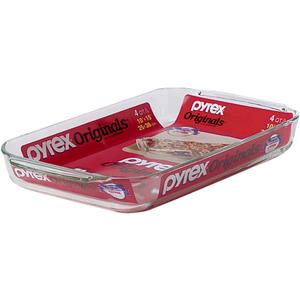 PYREX OBLONG BAKE DISH CLR
