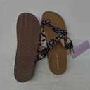 G JBEACHED BLACK FLORAL FOOTBED,MADDEN GIRL,Size 6