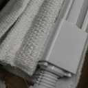 No Tools No Drill Cordless Roman Shades for Indoor Windows 100% Blackout, for Window Size 38" W 64" H White