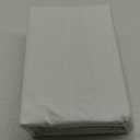 Linen Home 100% Cotton Percale Sheets King Size, White, Deep Pocket, 4 Pieces Set - 1 Flat, 1 Deep Pocket Fitted Sheet and 2 Pillowcases, Crisp Cool and Strong Bed Linen