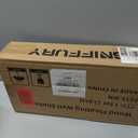 Solid Wood Floating Shelves,V15in Finished Real Wood Wall Shelves with Heavy-Duty Hidden Bracket, Easy Installation, Set of 2, 15in x 7.9in x 1.5in, for Living Room Bedroom Kitchen,VBlack