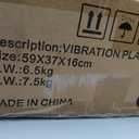 Vibration Plate for Lymphatic Drainage & Weight Loss, 450LB Capacity | Powerful 200W Motor Vibrating Plate Exercise Machine for Full Body Workout & Recovery, 199 Speed Levels Shake Plate