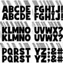 320 PCS Bulletin Board Letters 30 Sheets Letter Stickers Large Alphabet Stickers 2.5 Inch Vinyl Self Adhesive Sticker Letters for Poster Board Boho Classroom Crafts Scrapbook Mailbox Home Decor(Black)