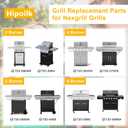 Grill Replacement Parts for Nexgrill 6 Burner 720-0898, 730-0898, 720-0898A, 720-0896CA, Grill Burner Tubes, Heat Plates, Igniters for Nexgrill