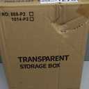 Attelite Acrylic Display Cases for Collectibles, 2 Pack 3 Layer Clear Display Case with Magnetic Door, Wall-Mounted Desktop Clear Showcase with 2 Adjustable Divider Storage Box for Action Figure