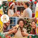 Vesici 12 Pcs Magnetic Bottle Opener 2.5in DIY Bamboo Gingerbread Man Shape Beer Openers Wooden Fridge Magnet Refrigerator Sticker Gift for Beer Lover Wedding Guest Kitchens Bars Parties