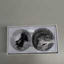 KEMEI Professional Hair Clippers for Men, Automatic Circular Hair Trimmer, Cordless Self-Haircut Kit with LED Display, KM-887 Silvery