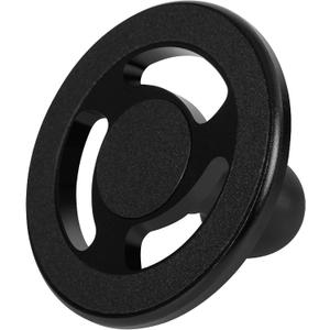 Magnetic Dash Mount with 20mm Ball for 0.787" Arm - Magnetic Phone Holder Fits MagSafe iPhone & All Smartphones, Includes 2 Metal Plates, Strong Hold & Easy AdjustMagsafe Mounting Only