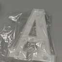 Marquee Letters, Led Letter Lights, 26 Alphabet Battery Powered LED Light Up Name Sign, Decorative Lighted Standing Letters for Graduation Party Night Light Wedding Birthday Room Wall Decor (Letter A)