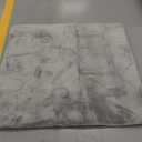 1.3" Thick Baby Floor Play Mat 50x50, Basic Padded Foam Mat for Tummy Time Crawling, Non Slip Cushioned for Babies Toddlers Infants Kids (Light Grey)