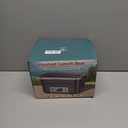 EAST OAK XL 6.3-Cup Cordless Electric Lunch Box for Adults, Heated Lunch Box for Men with Scheduled Heating, Portable Car Food Warmer with Utensils, Two-Tier Bag, Removable Divider (Extra Large, Black)