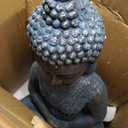 25" Large Buddha Statue Outdoor for Garden, Meditating Buddhist Statues