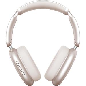 Wentronic Y02 Active Noise Cancelling Headphones,60H Battery,5 EQ Music Modes,Hi-Res Audio,Deep Bass,Foldable Wireless Over Ear Bluetooth 5.4 Headset,Breathable Leather Earpads (Starlight)