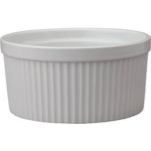 HIC Kitchen Souffle, Fine Porcelain, For Baking Custards, Souffles, Casseroles, And Side Dishes, 32-Ounce (1-Quart) Capacity