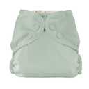 Esembly Cloth Diaper Cover - Reusable Swim Diaper, Waterproof, Breathable - Adjustable Outer Layer Over Absorbent Inner for Blowout Protection - Sea Glass, Size 2 (18-35lbs)