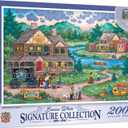 MasterPieces 2000 Piece Jigsaw Puzzle for Adults, Family, Or Youth - Adirondack Anglers - 39"x27"