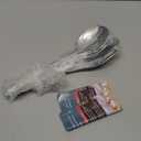 LIANYU 6 Pack Serving Spoons Set, Stainless Steel Large Slotted Spoons, Buffet Dinner Restaurant Serving Utensils, Catering Set for Party Banquet, 9.8 Inch (Silver)