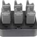 Retevis RT22 Walkie Talkie Charger, Six-Way Charger, Multi Unit Charging Station, Compatible with Retevis RT22 RT22S RB19 RB19P RB39 RB39P Walkie Talkie (1 Pack)