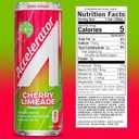 Accelerator Energy Drink, Cherry Limeade 12oz can (12 pack), Zero Sugar, Sustained Energy from 100% Natural Caffeine (200mg from Green Coffee Bean & Green Tea extract) (EXP 10/14/26)
