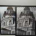 16x24 Black Frame 2 Pack, Engineered Wood for 24 x 16 in Poster | Horizontal or Vertical Wall Mounting, 24x16 Poster Frames for Gallery, Office, and Home Decor