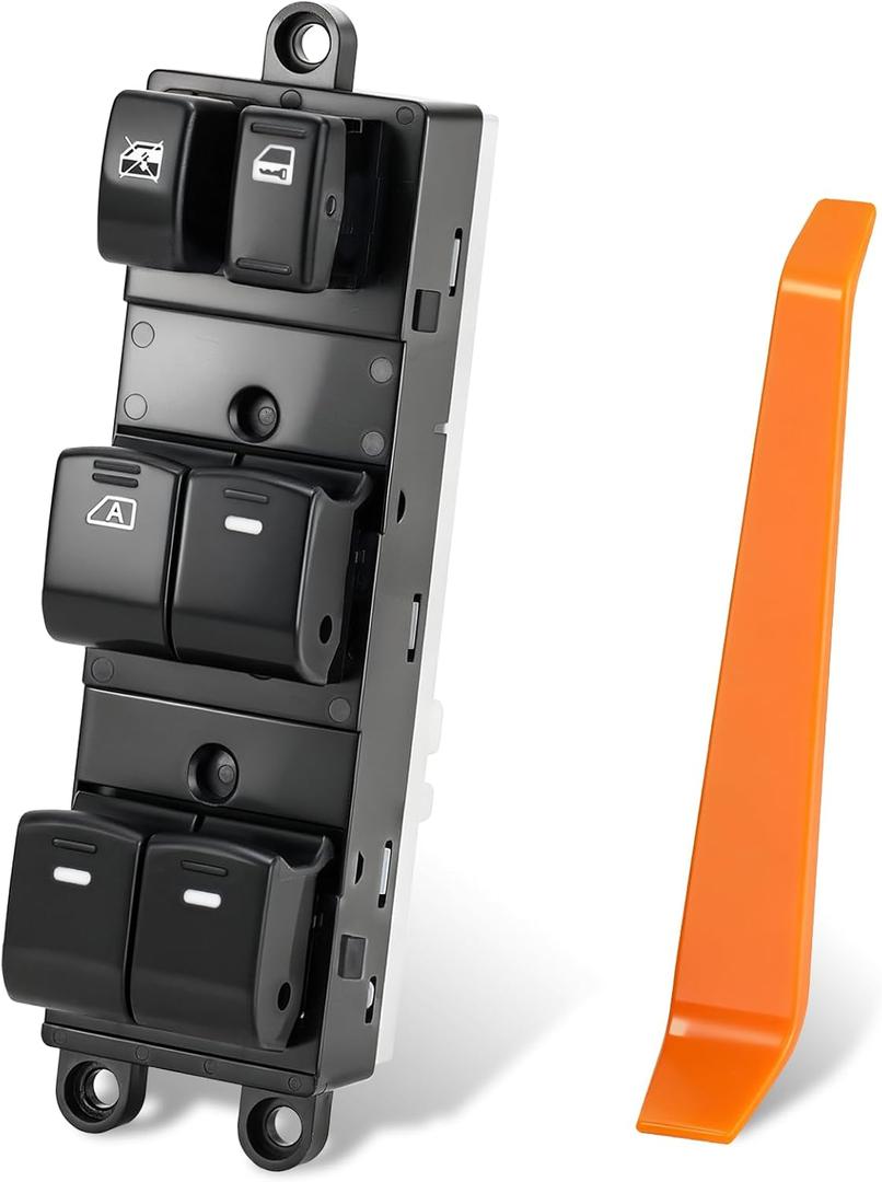 25401-ZJ60A Driver Side Master Power Window Switch Compatible with Nissan Pathfinder 2005-2008 Sentra 2007-2012 Replacement Parts 25401ZN40C 25401ZN40A 25401ZN40B 25401JA00A 25401-ZE80A