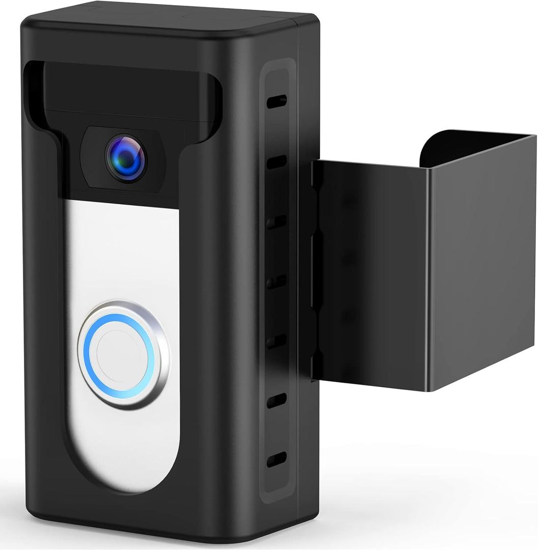 Anti-Theft Video Doorbell Mount Compatible with Wireless Video Doorbell, Not Block Doorbell Motion Sensor, No-Drill Mounting Bracket Wedge Adapter Holder Accessories for Home Rentals Room Anti-Theft Video Doorbell Mount Compatible with Wireless Video Doorbell, Not Block Doorbell Motion Sensor, No-Drill Mounting Bracket Wedge Adapter Holder Accessories for Home Rentals Room