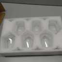 SHYRC Wine Glasses Set of 6, 12oz Clear Red/White Wine Glasses, Long Stem Glasses for Party, Wedding and Home