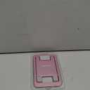 JSAUX Cell Phone Stand, Foldable Aluminum Adjustable Phone Holder for Desk Portable Travel Essentials Office Accessories for iPhone 17 16 15 14 13 Pro Max Samsung S25 S24 S23 Ultra Kindle-Pink