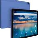 Elite T10 Tablet with Protective Case, 10-Inch HD Display, Octa-Core Processor, Android 11, 64GB Storage, 4GB RAM, 13MP + 8MP Cameras, Full Metal Body, Blue