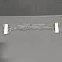 Acrylic Gold Hangers 20 Pack,Luxurious Acrylic Pants Skirt Hanger 12.6 in, Clothes Hanger with Adjustable Clips