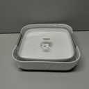 Collapsible Dish Basin 2.4Gal/9L, Foldable Sink with Drain Plug & Non-Slip Base for Kitchen, Camping, Baby Care (Gray)