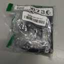 Fovths 2 Pack Christmas Stocking Holders for Mantle Christmas Stocking Holder for Fireplace Stocking Hooks for Mantle Weighted Stocking Hangers with Protective Pad for Xmas Party Decorations (Black)