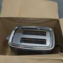 GE 2 Slice Stainless Steel Toaster, Extra Wide Slots for Toasting Bagels, Breads, Waffles & More, 7 Adjustable Shade Settings, Removable Crumb Tray, Countertop Kitchen Essentials, 850 Watts