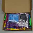 141 Pieces Hair Rollers Set Include 60 Plastic Hair Rollers (Multicolor,6 Size)