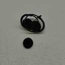 Small Bluetooth Headphones Wrap Around Head - Sports Wireless Headset with Built in Microphone and Crystal-Clear Sound, Foldable and Carried in The Purse, and 12-Hour Battery Life, Black