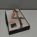 200D Thermal Opaque Winter Tights, Skin-Permeable, Slim Fit (Black, M)