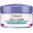L'Oreal Paris Collagen Moisture Filler Facial Moisturizer, Fragrance Free, Anti Aging Face Cream, Non-Greasy Skin Care Formula For Up to 48HR Hydration, 1.7 oz