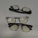 racico Blue Light Glasses for Men & Women - Mixed Material + Metal Frames with UV Protection Coating (A1 Mattle Black/Tea/Clear)