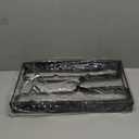 Pots and Pans Organizer for Cabinet 16.61 Height, 8 Tier Pot Organizers Rack with 3 DIY Methods, Adjustable Pan Organizer under Cabinet Kitchen Organization and Storage (Black)