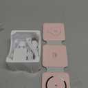 Charging Station for Apple Multiple Devices: 3 in 1 Foldable Magnetic Wireless Charger Stand - Travel Charging Dock Compatible with iPhone 16 15 14 13 12 Pro Max Plus Apple Watch AirPods (Pale-pink)