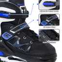 MammyGol Adult Inline Skates for Men Women, Roller Skates with Carbon Steel Bearings, TPR Brake, 3D Mesh, EVA Lining, PVC Upper | Adjustable Size Better Fit for Beginner Skating Enthusiasts, Size: XL
