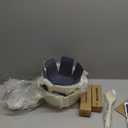 VINCHEF Sauce Pan Set with Lid 10PCS, 3 White Non Stick Cooking Pots Induction pot sets, Saucepan Set with Silicone Tools and Pot Protectors, PFAS and PFOA Free (2QT+3QT+4QT)