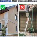 M MINGLE Pressure Washer Extension Wand - 120" Upgrade Power Washer Lance - Pressure Washer Accessories with 5 Nozzle Tips - 30/90/120 Curved Rod, 1/4" Quick Connect