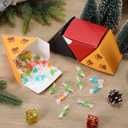 Eaasty 23 Pcs Cat Christmas Advent Calendar Gift Boxes to Fill DIY Cat Countdown Empty Calendar Gifts Kitten Lovers Christmas Boxes for Xmas Holiday Decor Winter Kitten Party Supplies(Paw)