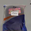 RENERSHOW Short Brown Bob Wigs for Women Brown Mixed Blonde Synthetic Wig with Bangs Natural Looking Daily Party Wig